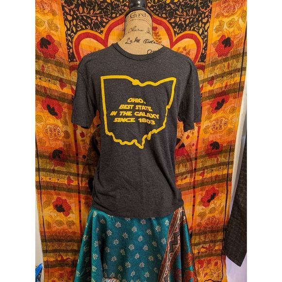 Size M Men's Star Wars Ohio Graphic Etsy T-Shirt; Where I'm From; Grey; NWOT - Picture 3 of 8